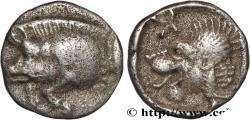 Ancient Coins - MYSIA – KYZIKOS / CYZICUS Cyzique, Mysie c. 450-420 AC. (9,5mm, 0,67g, 6h)