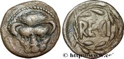Ancient Coins - BRUTTIUM - REGGIO Rhégium, Bruttium c. 445-435 AC. (12mm, 0,68g, 9h)