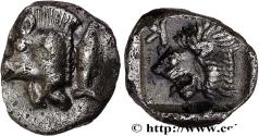 Ancient Coins - MYSIA – KYZIKOS / CYZICUS Cyzique, Mysie c. 480-450 AC. (6,5mm, 0,17g, 3h)