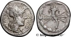 Ancient Coins - FABIA Rome 127 AC. (19mm, 3,75g, 6h)