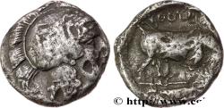 Ancient Coins - LUCANIA - THOURIOI Thurium, Lucanie c. 443-400 AC. (21mm, 7,65g, 3h)