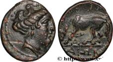 Ancient Coins - THESSALY - LARISSA Larissa, Thessalie c. 350 AC. (14mm, 2,02g, 12h)