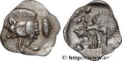 Ancient Coins - MYSIA – KYZIKOS / CYZICUS Cyzique, Mysie c. 480-450 AC. (10,5mm, 0,32g, 3h)