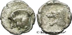 Ancient Coins - MYSIA – KYZIKOS / CYZICUS Cyzique, Mysie c. 480-450 AC. (11mm, 1,11g, 6h)