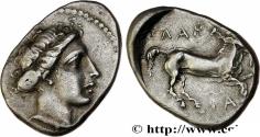 Ancient Coins - THESSALY - LARISSA Larissa, Thessalie c. 380 AC. (20,5mm, 5,98g, 12h)
