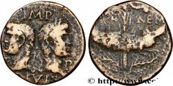 Ancient Coins - NEMAUSUS - NIMES - AUGUSTUS and AGRIPPA Nîmes, Gaule c. 10-14 AD. (26mm, 12,36g, 3h)