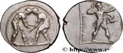 Ancient Coins - PAMPHYLIA - ASPENDOS Aspendos c. 370 AC. (21,5mm, 10,95g, 12h)