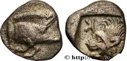 Ancient Coins - MYSIA – KYZIKOS / CYZICUS Cyzique, Mysie c. 480-450 AC. (7mm, 0,32g, 11h)