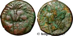 Ancient Coins - BRUTTIUM - REGGIO Rhégium, Bruttium c. 415-387 AC. (18mm, 5,94g, 6h)