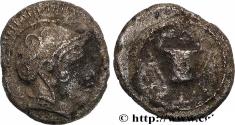 Ancient Coins - AIOLIS - LESBOS ISLAND - METHYMNA Methymna, Lesbos c. 450/440 - 406 AC. (8,5mm, 0,47g, 3h)