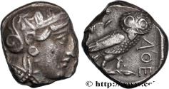 Ancient Coins - ATTICA - ATHENS Athènes, Attique c. 350-320 AC. (22,5mm, 16,85g, 9h)