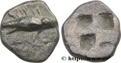Ancient Coins - MYSIA – KYZIKOS / CYZICUS Cyzique c. 580-550 AC (8mm, 0,46g, h)