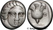 Ancient Coins - CARIA - CARIAN ISLANDS - RHODES Rhodes, Carie c. 408-390 AC. (11,5mm, 1,81g, 12h)