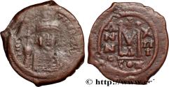 Ancient Coins - MAURICIUS TIBERIUS Constantinople 594-595 (31mm, 9,84g, 6h)