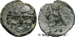 Ancient Coins - SICILY - KAMARINA Camarina, Sicile c. 420-410 AC. (14,5mm, 2,85g, 12h)