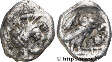 Ancient Coins - ATTICA - ATHENS Athènes, Attique c. 485-480 AC. (7,5mm, 0,33g, 12h)