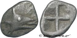 Ancient Coins - MYSIA – KYZIKOS / CYZICUS Mysie, Cyzique c. 550-480 AC (8mm, 0,46g, h)