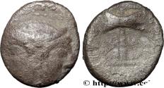 Ancient Coins - TROAS - TENEDOS Ténédos, Troade c. 500-450 AC. (12,5mm, 1,88g, 11h)