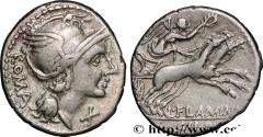 Ancient Coins - FLAMINIA  Rome 109-108 AC. (20mm, 3,78g, 5h)