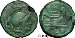 Ancient Coins - ROMAN REPUBLIC - ANONYMOUS Sicile c. 215-211 AC. (19mm, 6,59g, 9h)