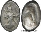 Ancient Coins - PERSIA - ACHAEMENID KINGDOM Sardes, Lydie c. 475-465 AC. (19mm, 5,30g, h)