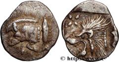 Ancient Coins - MYSIA – KYZIKOS / CYZICUS Cyzique, Mysie c. 480-450 AC. (9,5mm, 0,41g, 11h)
