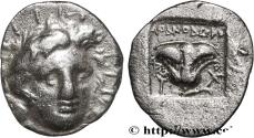 Ancient Coins - CARIA - CARIAN ISLANDS - RHODES Rhodes, Carie c. 170-150 AC. (12mm, 0,96g, 12h)