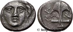 Ancient Coins - THRACE - APOLLONIA PONTICA Apollonia Pontica, Thrace c. 350 AC. (9,5mm, 1,09g, 12h)