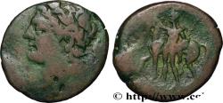 Ancient Coins - SICILY - MESSANA Messine, Sicile c. 208-200 AC. (26mm, 10,16g, 9h)