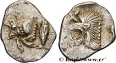 Ancient Coins - MYSIA – KYZIKOS / CYZICUS Cyzique, Mysie c. 480-450 AC. (9,5mm, 0,40g, 6h)