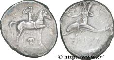 Ancient Coins - CALABRIA - TARAS Tarente, Calabre c. 275 AC. (23,5mm, 6,14g, 12h)
