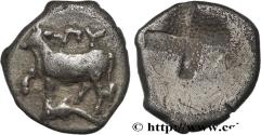 Ancient Coins - THRACE - BYZANTION Thrace, Byzance c. 416-357 AC (13,5mm, 2,44g, -h)