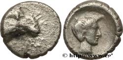 Ancient Coins - CARIA - ANONYMOUS Halicarnasse, Carie c. 395-377 AC. (6,5mm, 0,32g, 3h)