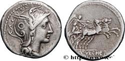 Ancient Coins - CLAUDIA Rome 110-109 AC. (18mm, 3,92g, 8h)