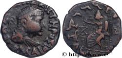 Ancient Coins - BACTRIA - BACTRIAN KINGDOM - HERMAEUS Atelier incertain du Gandhara c. 10-100 (23,5mm, 8,55g, 12h)