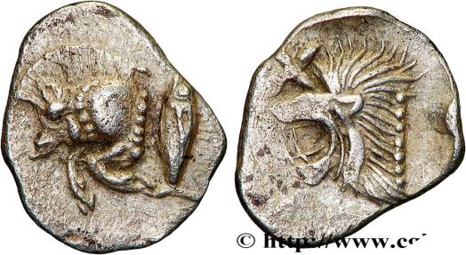 Archaïc 2 (550 BC to 480 BC) Hemiobole MYSIA – KYZIKOS / CYZICUS