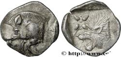 Ancient Coins - MYSIA – KYZIKOS / CYZICUS Cyzique, Mysie c. 480-450 AC. (9,5mm, 0,40g, 6h)