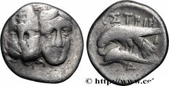Ancient Coins - THRACE - ISTROS Istros, Thrace c. 400-350 AC. (19mm, 4,19g, 1h)