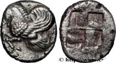 Ancient Coins - MYSIA – LAMPSAKOS / LAMPSACUS Lampsaque, Mysie c. 500-450 AC. (11mm, 1,24g, h)