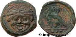 Ancient Coins - SICILY - KAMARINA Camarina, Sicile c. 420-410 AC. (15,5mm, 3,35g, 12h)