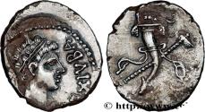 Ancient Coins - MAURETANIA - MAURETANIAN KINGDOM - JUBA II Césarée, Maurétanie  c. 20 AC - AD.20 (17,5mm, 2,81g, 7h)