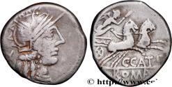 Ancient Coins - PORCIA Rome 123 AC. (19mm, 3,78g, 9h)