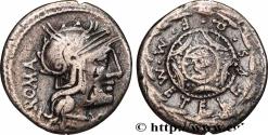 Ancient Coins - CAECILIA Rome 127 AC. (18mm, 3,57g, 7h)