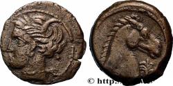Ancient Coins - ZEUGITANA - CARTHAGE Sardaigne c. 300-264 AC. (20mm, 4,76g, 3h)