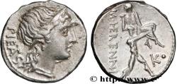 Ancient Coins - HERENNIA Rome 108-107 AC. (17mm, 4,14g, 12h)