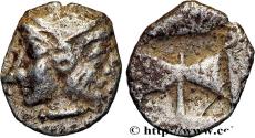 Ancient Coins - TROAS - TENEDOS Ténédos, Troade c. 500-450 AC. (8,5mm, 0,46g, 10h)