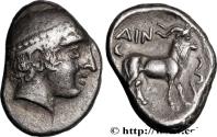 Ancient Coins - THRACE - AINOS Aenos (Ainos) c. 427/426 - 425/424 AC. (12,5mm, 1,14g, 6h)