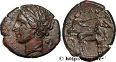 Ancient Coins - SICILY - MESSANA Messine, Sicile c. 317-311 AC. (25mm, 9,35g, 9h)