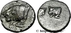 Ancient Coins - CARIA - ANONYMOUS Halicarnasse ? c. 394-387 AC. (7,5mm, 0,31g, 3h)