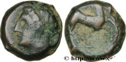 Ancient Coins - ZEUGITANA - CARTHAGE Carthage ou atelier syracusain c. 400-350 AC. (13,5mm, 4,66g, 3h)